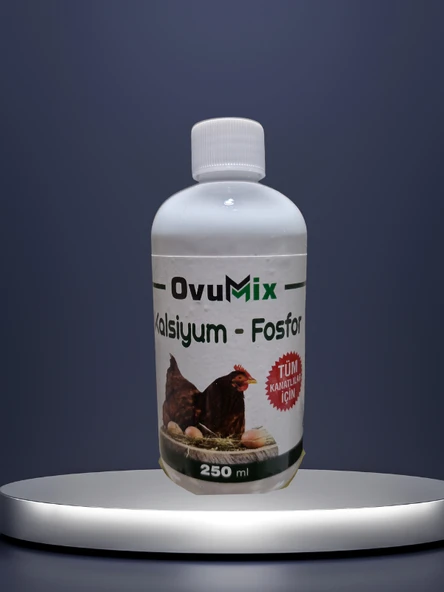 Sıvı K.A.L.S.İ.Y.U.M  ve  F.O.S.F.O.R Tavuklar ve Kanatlılar Için 250ML ovumix