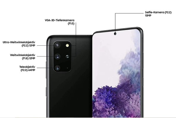 Samsung Galaxy S20  Siyah 128 GB/ 8 GB RAM Yenilenmiş Ürün (sıfır Gibi) A Kalite - Resim 3