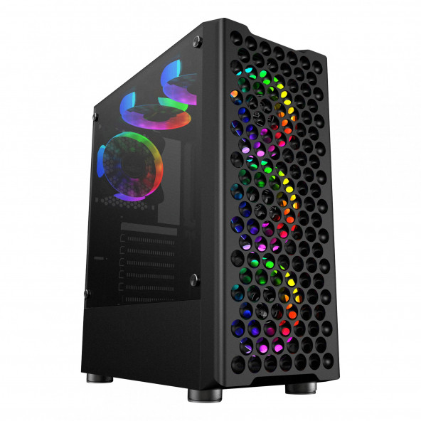 GAMEFORCE BEETLE 6x120mm Rainbow Fan Oyuncu Kasası