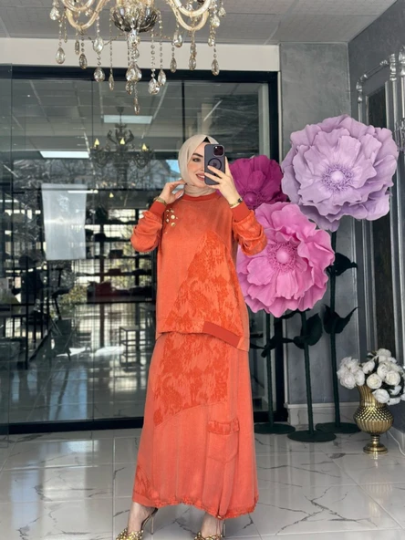 Nefes Etek Takım-Turuncu Turuncu - 2