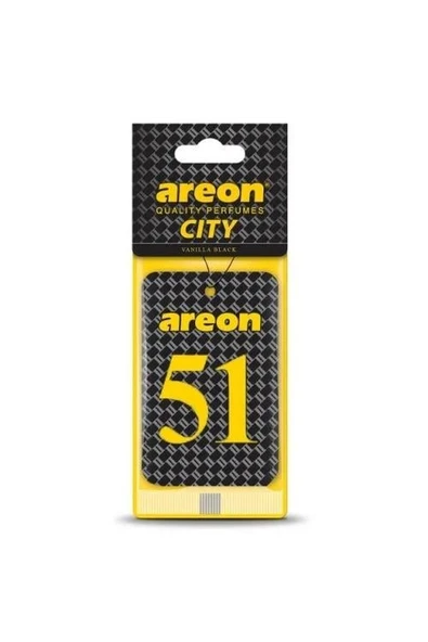 City Vanilla Black 51 (Niğde) Oto Araç Kokusu - 1