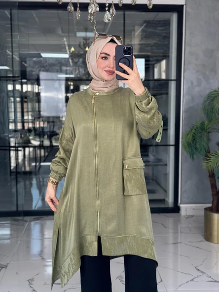 Ayla Qupra Kap-Haki Haki ürün görseli 1