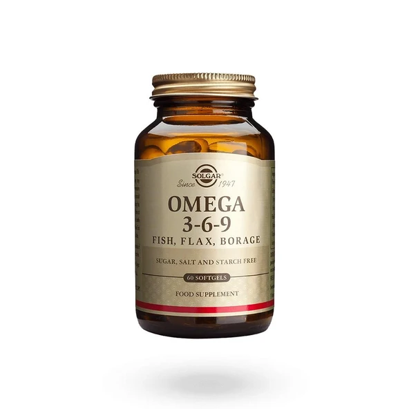 Solgar Efa 1300 mg Omega 3-6-9 60 Softgel