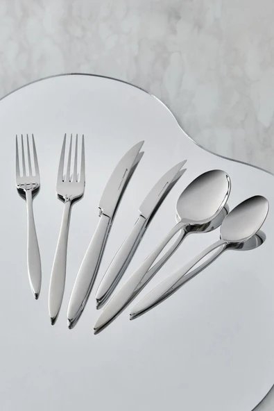 Karaca Kai Elegance 84 Parça 12 Kişilik Çatal Kaşık Bıçak Kutulu 7080SERI - 3