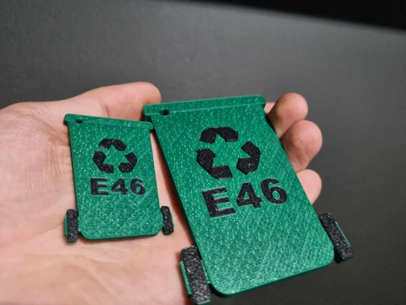 Byr BMW E46 Sırt Çantası Kolye Keyasyonu (Plastik Aparattır!!!) 3D - 4