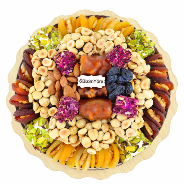 ''Kaynana Güldüren'' Hediyelik Kayısı Lokum Sepeti 1,25 kg No 25