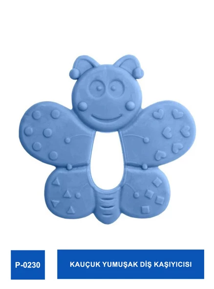 Bambino Kauçuk Yumusak Dis Kasiyicisi P-0230Mavi