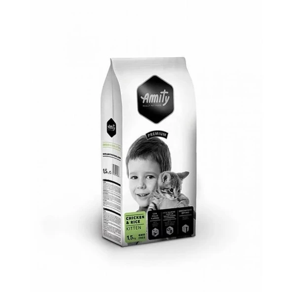 Amity Premium Tavuklu Yavru Kedi Maması 10 Kg