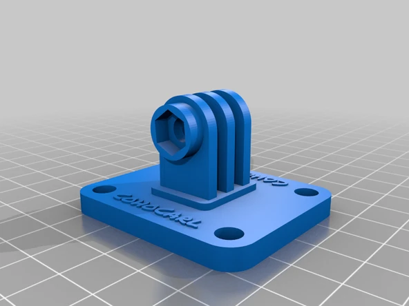 Byr AMPS/M-LOK AKTİK KAMERA MONTAJ BULLETPOINT RABIGRID VE BADLANDS MONTAJ 23+ CANYON Colorado (Sadece Plastik Aparattır!!!) 3D