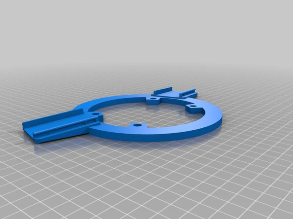 Byr 4 düğme sütun sapı için Cammus C5 adaptörü (Sadece Plastik Aparattır!!!) 3D - 3