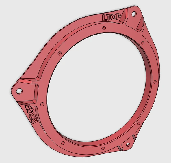Toyota 6.5 "Hoparlör Montaj Adaptörü (Plastik Aparattır!!!)