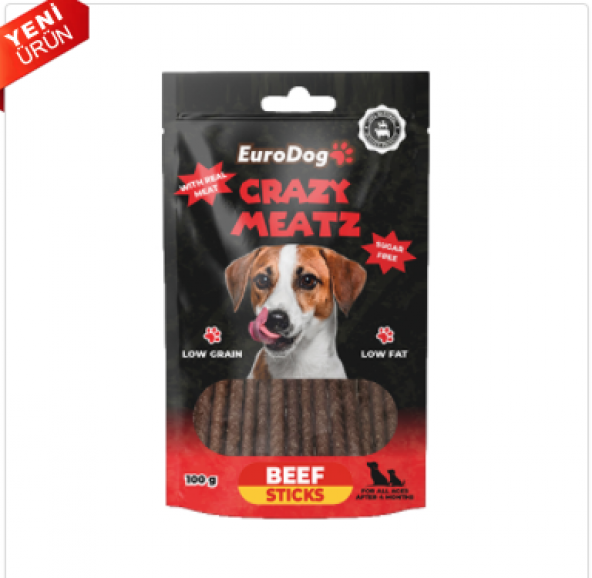 EuroDog Beef Sticks Köpek Ödül 100 Gr