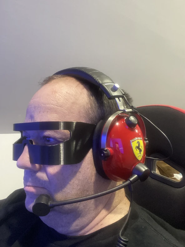 Sim Racing Visor - Basit (Plastik Aparattır!!!) - 3