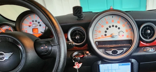 Magicmount telefon sahibi için mini cooper çizgi montajı (Plastik Aparattır!!!) - 3