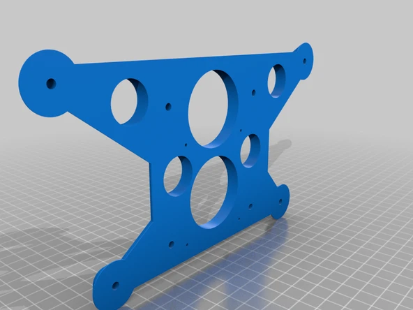 Byr Raspberry Pi Araba Gösterge Tablosu Braketi (Sadece Plastik Aparattır!!!) 3D ürün görseli