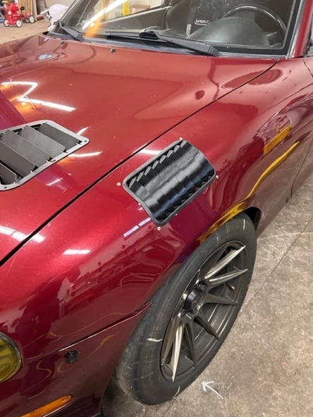 Byr NB Miata Fender Havalandırma (Sadece Plastik Aparattır!!!) 3D - Resim 4