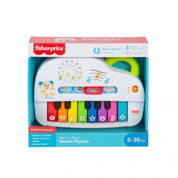 GTW20 Fisher Price® Neşeli Piyano / Türkçe / Eğlen ve Öğren - 9