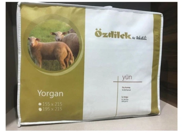 Özdilek Tek Kişilik %100 Yün Yorgan (155x215) - 2