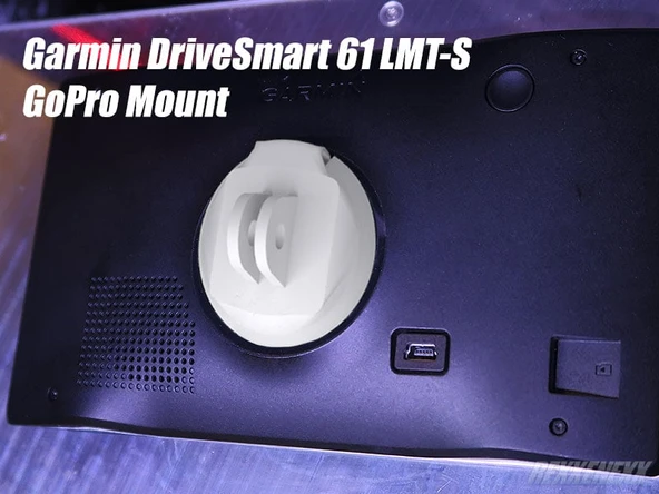Byr Garmin Drivesmart 61 LMT-S GoPro Mount (Sadece Plastik Aparattır!!!) 3D - Resim 3