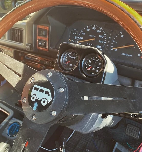 Byr Delica L300 Direksiyon Sütunu Gösterge Pod (Sadece Plastik Aparattır!!!) 3D - 2