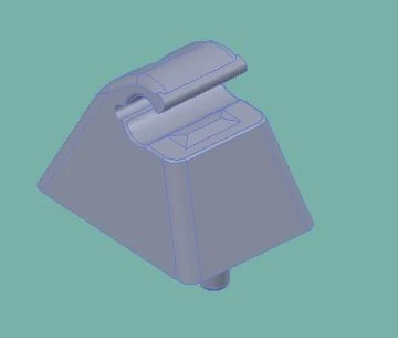 Byr Güneş kremi tutucusu Opel (Sadece Plastik Aparattır!!!) 3D - 4