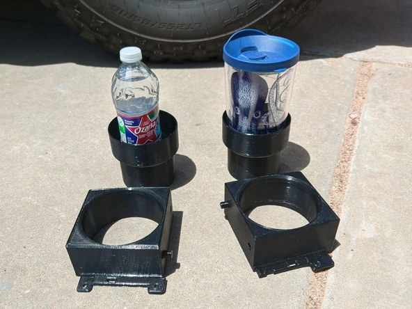 Byr LX470 / 100 Serisi Büyük Kupa Tutucu (Plastik Aparattır!!!) 3D - 4