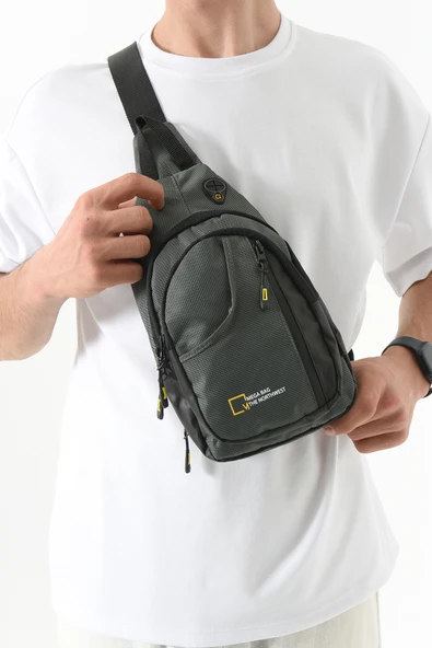 M 1021 Mega Bag Unisex Göğüs Çapraz Çanta, Body Bag - 9