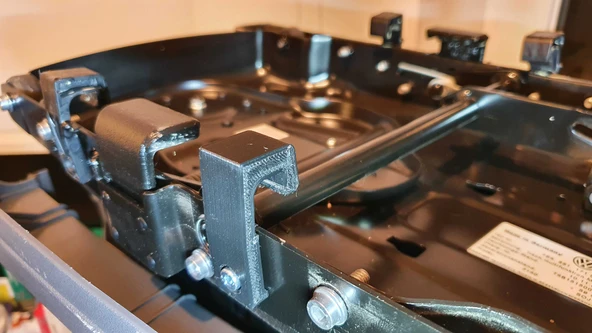Byr VW T5/T6 çok fonksiyonlu tablo için kayar kısmı (Sadece Plastik Aparattır!!!) 3D - 3