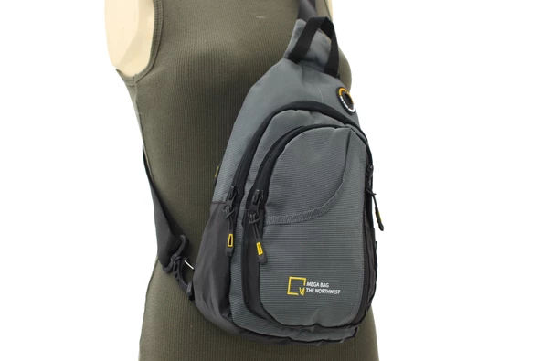 M 1021 Mega Bag Unisex Göğüs Çapraz Çanta, Body Bag - 6