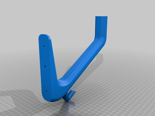 Byr Motosiklet kaskı/dişli tutucusu (Sadece Plastik Aparattır!!!) 3D