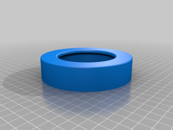 Byr Montaj Aracı Oluklu Yüzük ve Simmerring (Sadece Plastik Aparattır!!!) 3D - 3