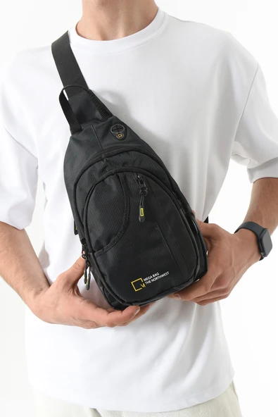 M 1021 Mega Bag Unisex Göğüs Çapraz Çanta, Body Bag - 12