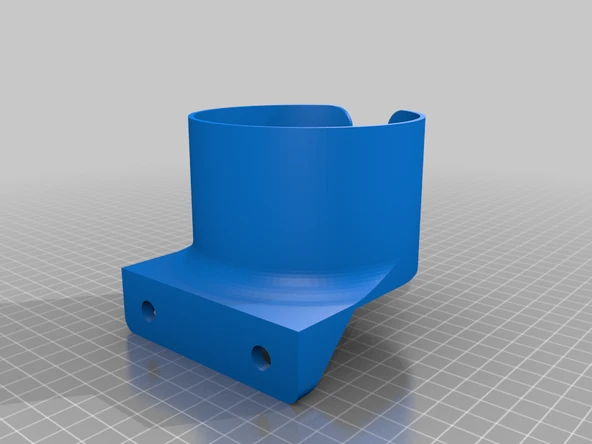 Byr Jeep CJ ve YJ bardak tutucu (Sadece Plastik Aparattır!!!) 3D