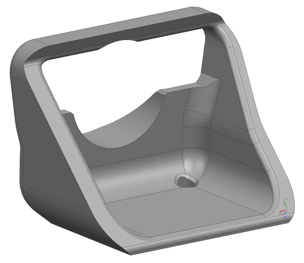 Byr VW ID.4 Kamera Kaputu (Sadece Plastik Aparattır!!!) 3D - 4