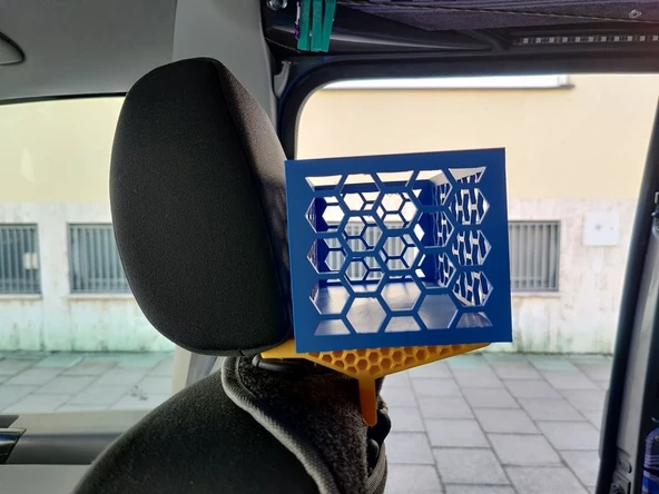Head Rest VW T5 T6 Konteyner Depolama (Plastik Aparattır!!!)