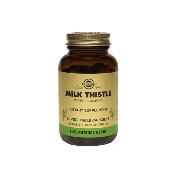 Solgar Milk Thistle 100 mg 50 Kapsül
