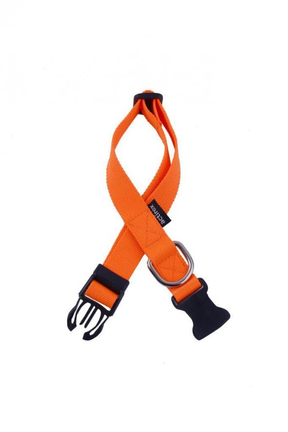 Actirex Neon Yumuşak Doku Ayarlanabilir Köpek Boyun Tasma Orange 25-41cm