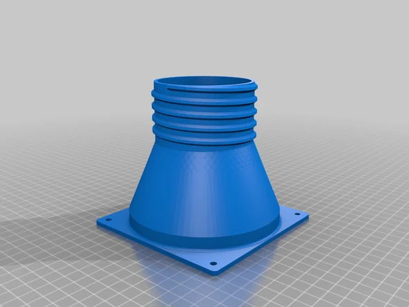 Vidalı 120mm'den 76mm'ye egzoz adaptörü (Plastik Aparattır!!!)