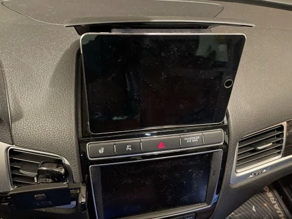 Byr VW TOUAREG Tablet Gösterge Tablosu Cubby kapağı için (Sadece Plastik Aparattır!!!) 3D - Resim 3
