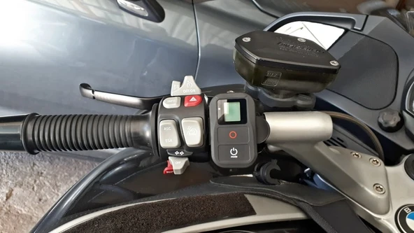 BMW R1200RT ve R1250RT için GO-PRO uzaktan kumanda desteği (Plastik Aparattır!!!)