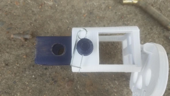Byr Flexiskeleton 2 "ila 1.25" Hitch Adaptörü (Sadece Plastik Aparattır!!!) 3D - 3