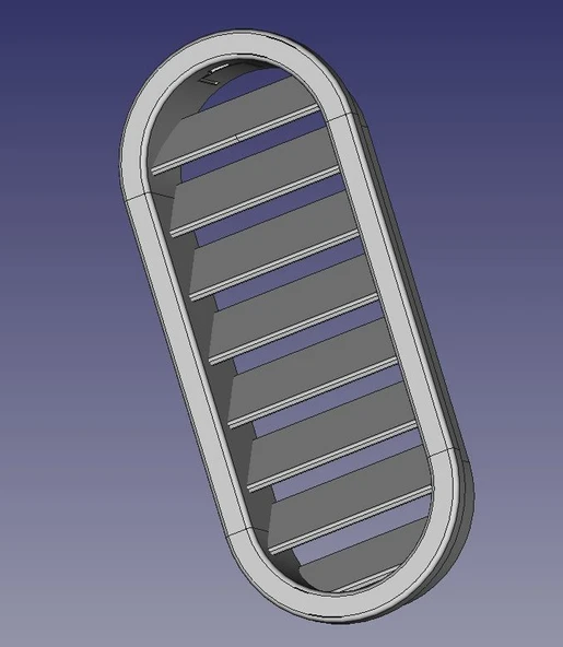 Byr Kapı havalandırma ızgarası B sütunu VW T3 (Sadece Plastik Aparattır!!!) 3D - 2