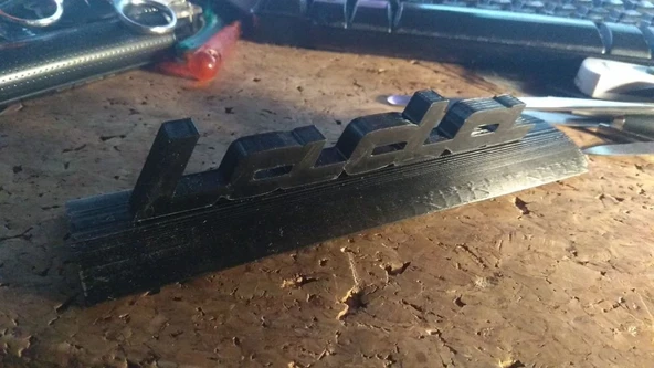 Byr Lada işareti (Sadece Plastik Aparattır!!!) 3D