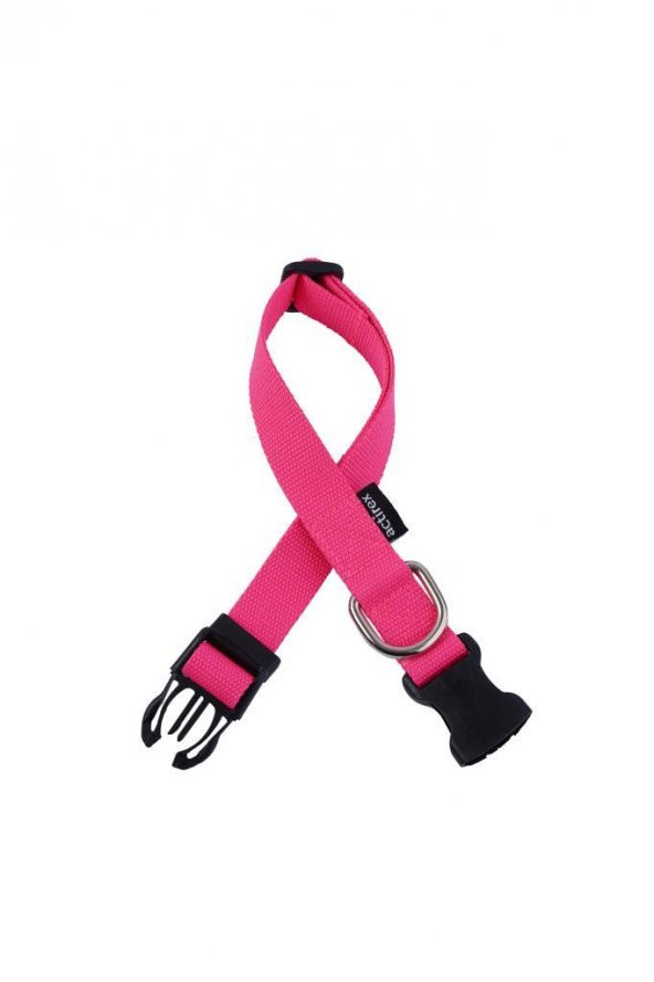 Actirex Neon Yumuşak Doku Ayarlanabilir Köpek Boyun Tasma Pink 35-58cm