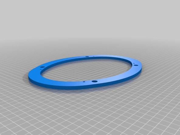 Düşük profilli 8 "yuvarlak 6" x9 "hoparlör adaptörü (NC MIATA) (Plastik Aparattır!!!)