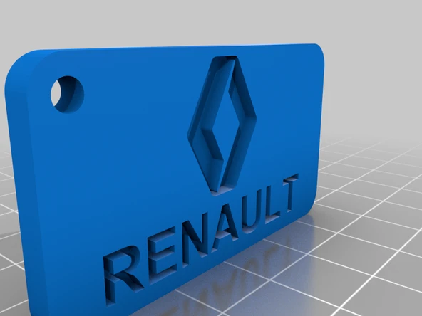 Renault logolu anahtarlık (Plastik Aparattır!!!)