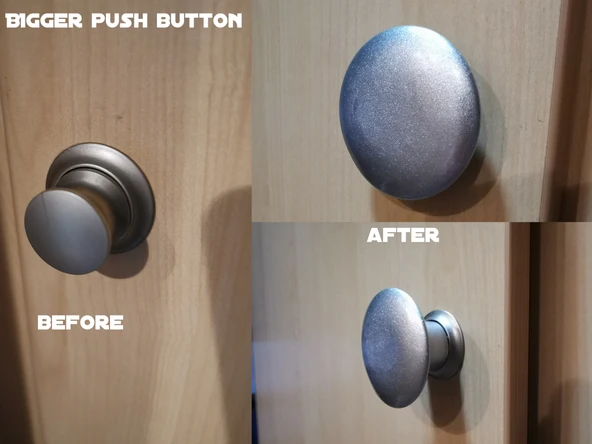 Byr Daha büyük kamp/karavan push-lock düğmesi wohnmobil kamp knopf (Sadece Plastik Aparattır!!!) 3D - 2