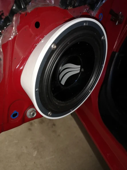 Toyota MR2 MK2 SW20 165mm kapı hoparlör adaptörü (Plastik Aparattır!!!)