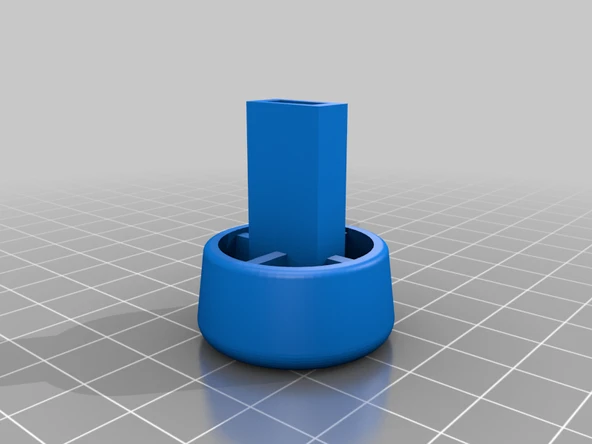 Byr VW Beetle 67-72 Koltuk Backrest Düğmesi (Sadece Plastik Aparattır!!!) 3D