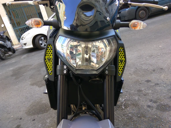 Byr Petek hava girişi dekoratif ızgara yamaha mt09 -2016 (Sadece Plastik Aparattır!!!) 3D - 4